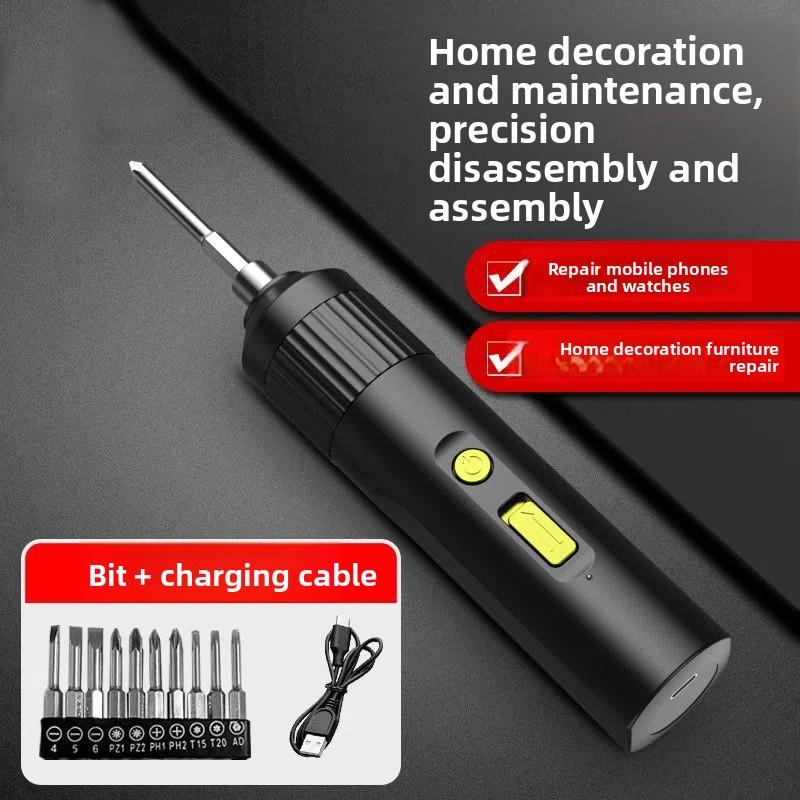 Electric Screwdriver Rechargeable Household Mini Drill Fully Automatic Small Screwdriver Tool Electric Screwdriver