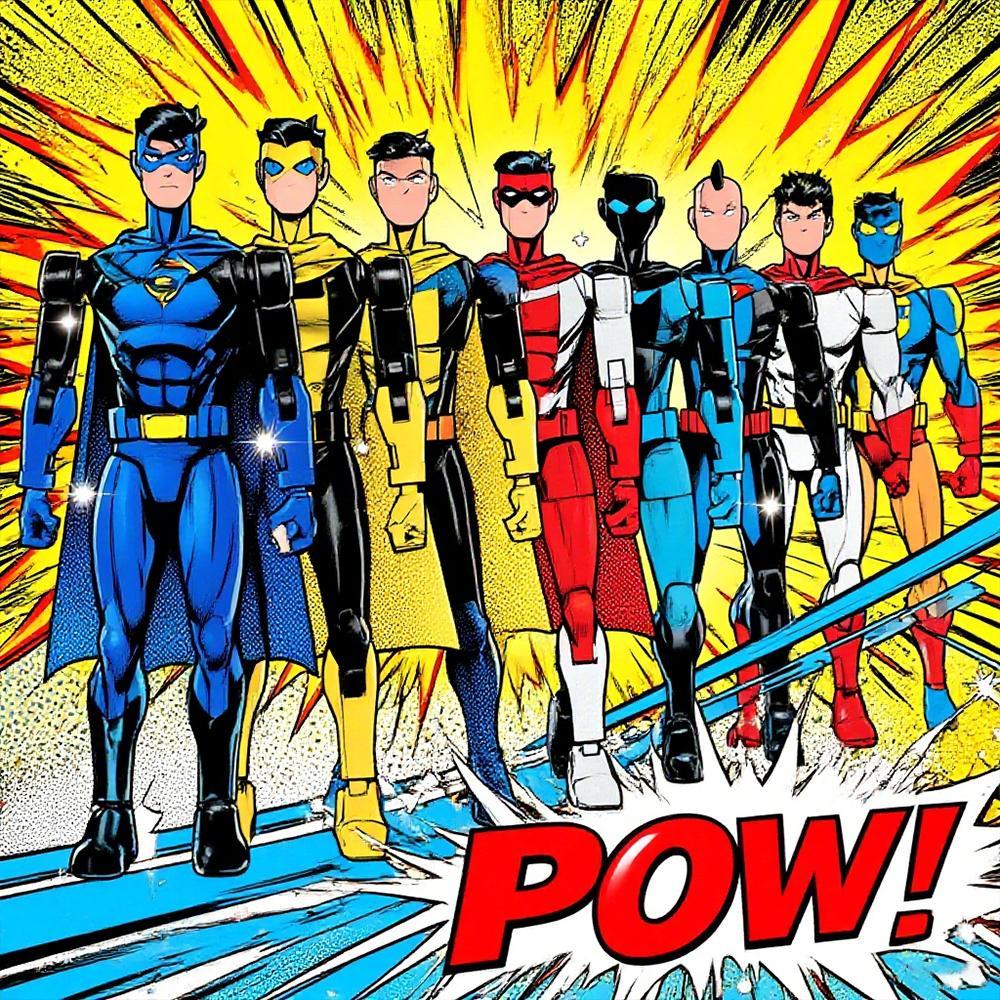 3D Printed Superheroes Invincible 2.0 Anime Multi-Jointed Shapeshift Toys Action Figures Mannequin Model Ornaments Gifts