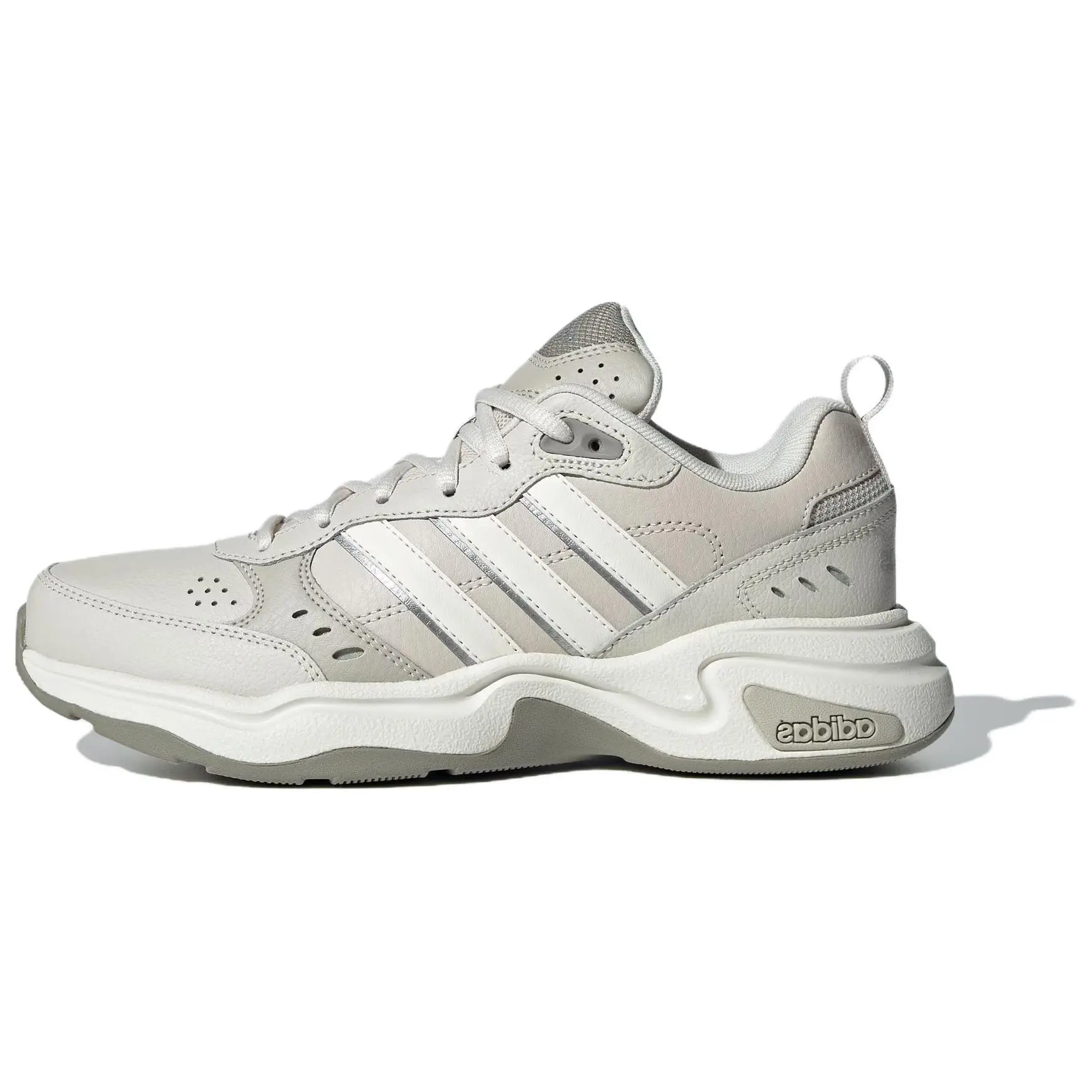 adidas Leather Strutter Classic Retro Slip-Resistant Low-Top Dad Shoes IG6290