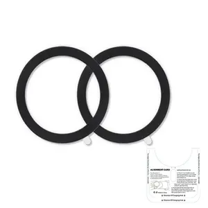 Magnetic Ring for Magsafe, Ultra-thin Metal Magnetic Ring Sticker, Durable Phone Accessories Compatible with iPhone 16/15/14/13/12 Series, Samsung Galaxy Series, Android, Wireless