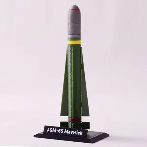 1:17 Scale Agm-65 Missile Model, Non-Functional 3D Printed DIY Kit, Military, Includes Display Base, Ideal for Collectors & Reenactors