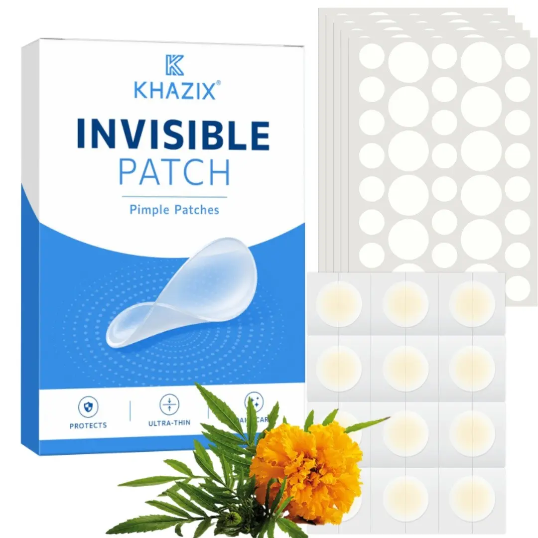 Invisible Patches 180/360+12pcs, Waterproof and Breathable, Round Transparent Design, Comfortable Fit, Suitable for All Skin Types