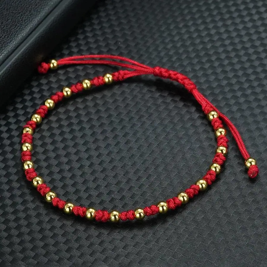 3 Styles Lucky Red String Bracelet Men Women Handmade Weaven Adjustable Cord Chain Braslet Valentine Day Gift Friendship Jewelry