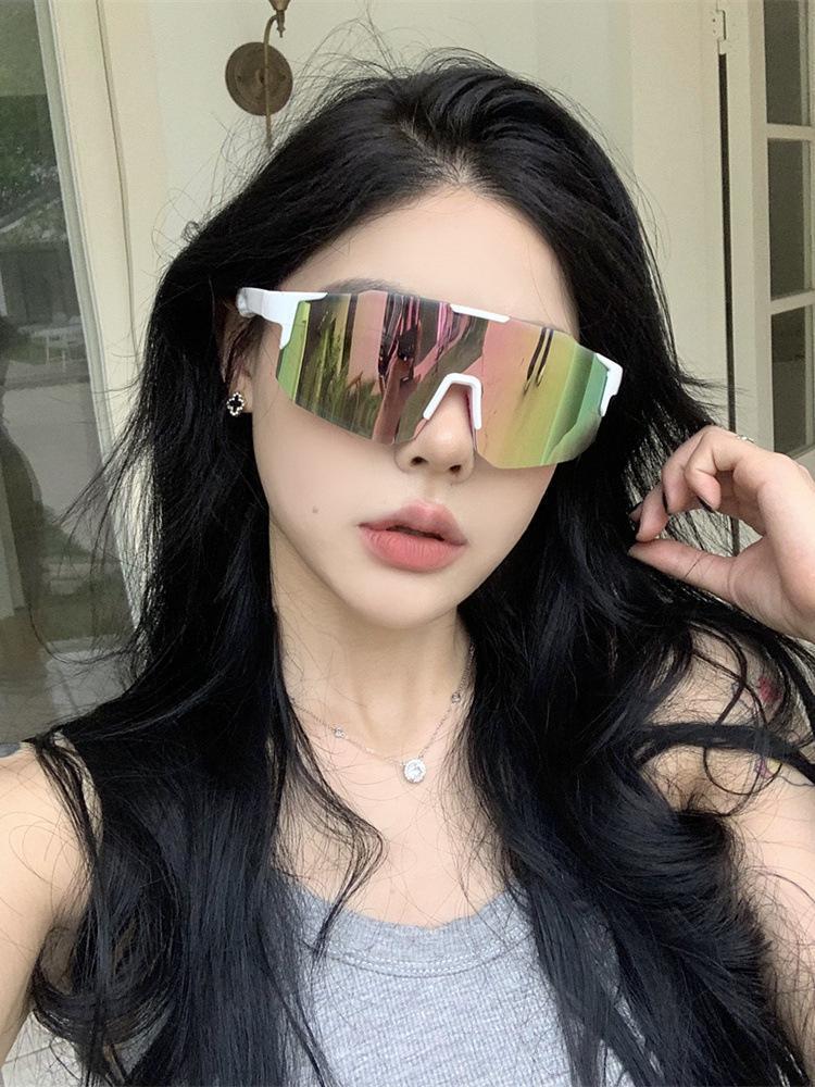 2026 New Arrival 7-Pairs Unisex Sports Cycling Sunglasses – Windproof Sun Visor European American Style Large Frame Slim Shades, TikTokShopBlackFriday Christmas