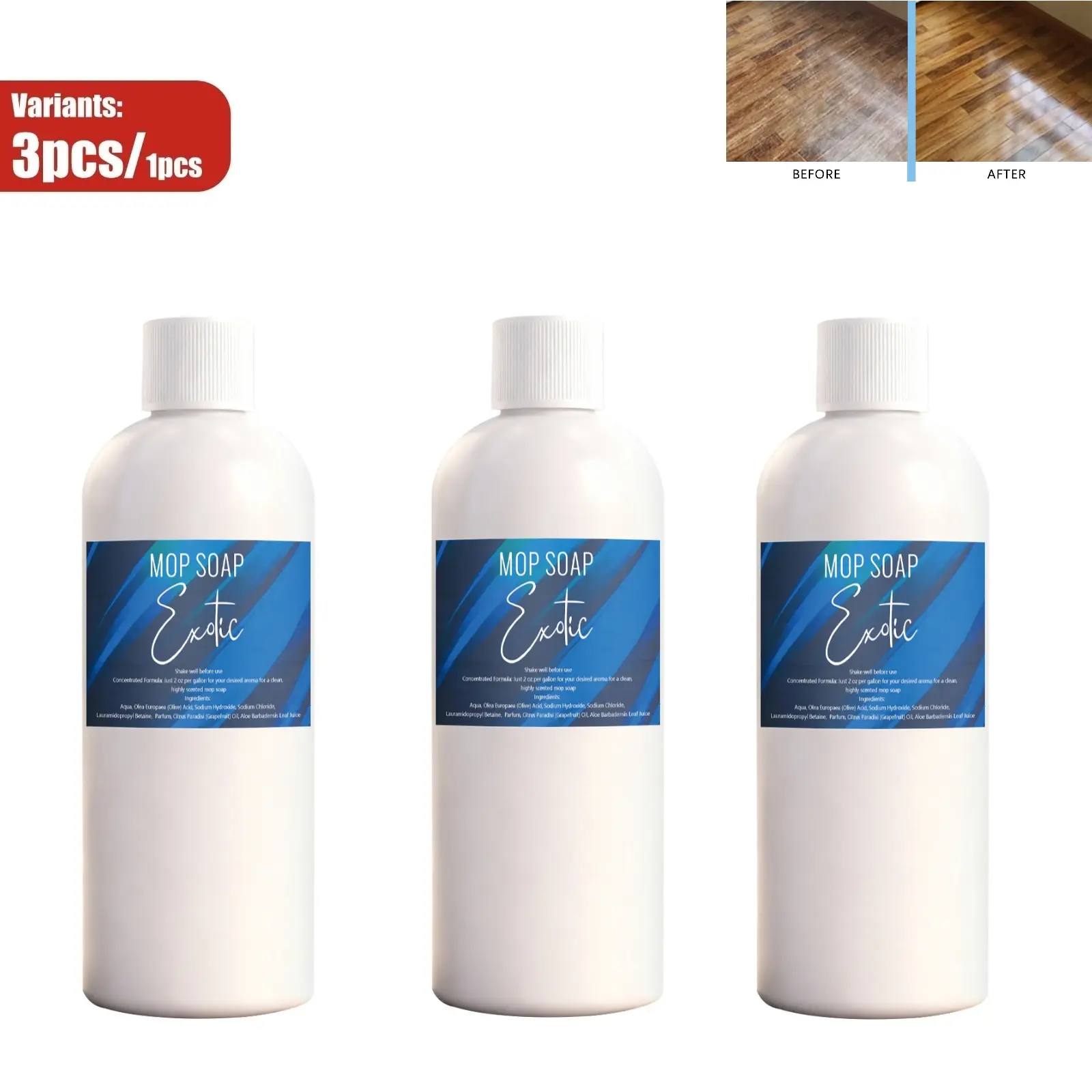Home Floor Cleaning Liquid, Household Cleaning Products, Suitable for Tile Floors, Effectively Remove Grime, Leave Fresh Fragrance, Brighten & Maintain Flooring for Daily Use