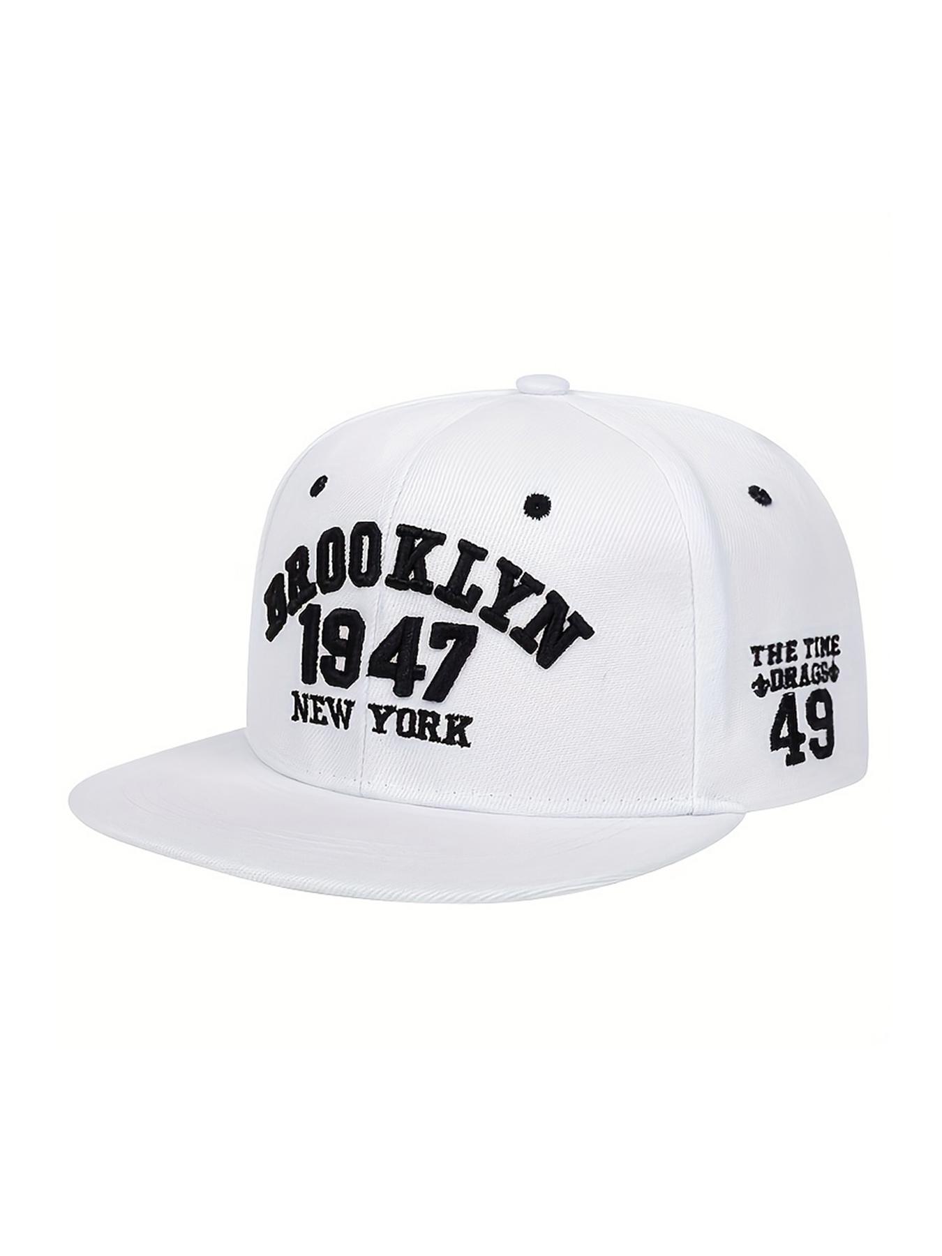 Unisex Letter Embroidery Baseball Cap, Casual Outdoor Sports Hat for Men & Women, Adjustable Sun Protection Cap for Daily Wear