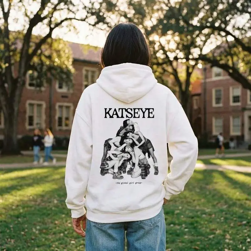 Tween Girl Fun Print Sweatshirt, Warm And Comfortable Fleece Lined Hooded Pullover Sweatshirt For Autumn And Winter20262026
