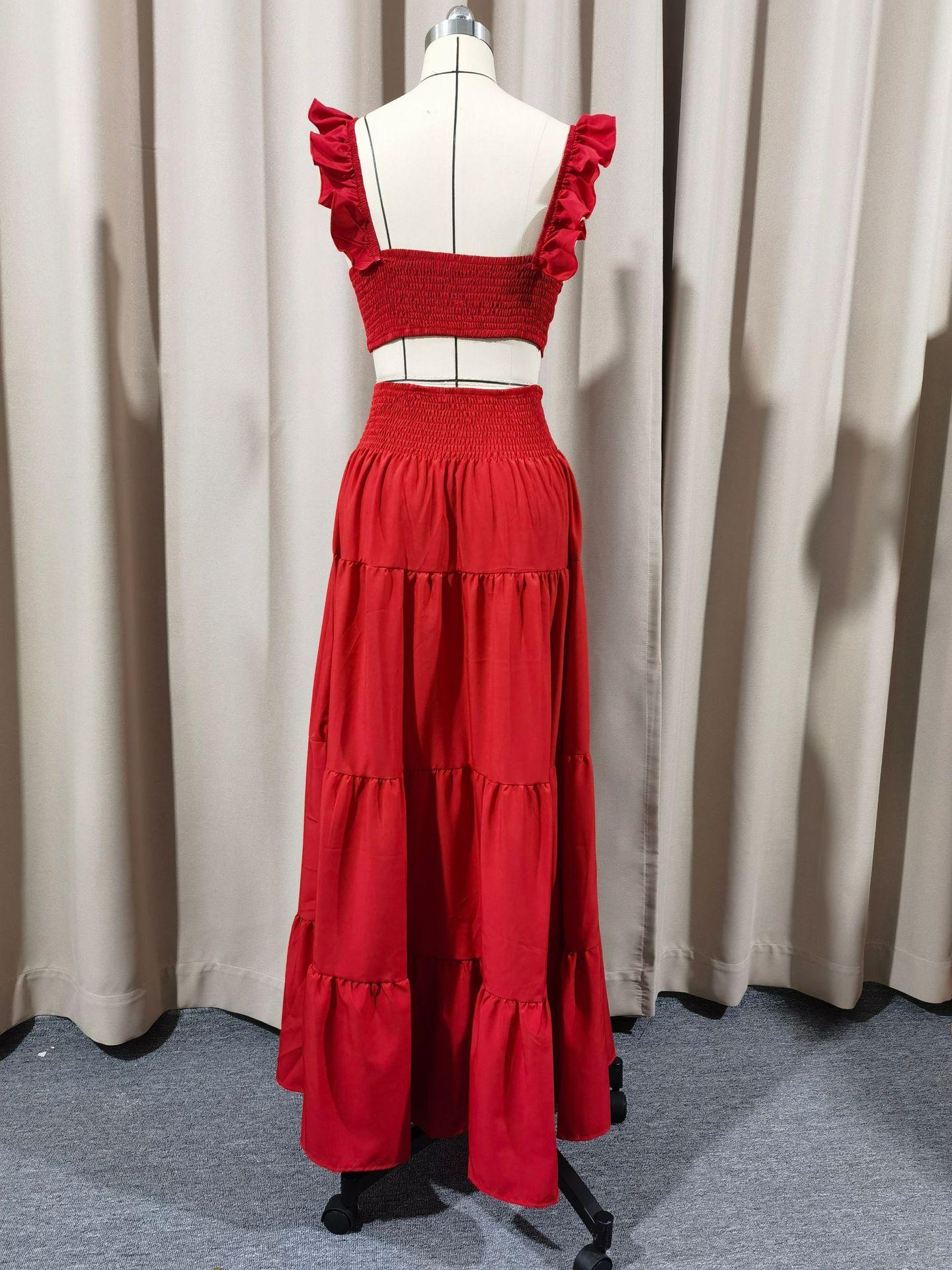 Elegant Long Sleeve Two Piece Dress Set