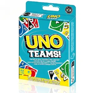 UNO Teams Card Game Fun Family Party Game Cards for 2-10 Players Team Based UNO Fun Family Card Games