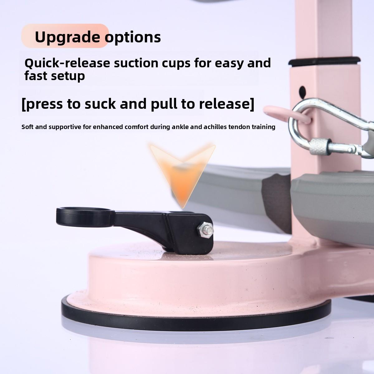 Sit-up aids Home fitness equipment training Abs with pull rope suction cup type foot fixing curling device lifting straps gym accessories Adjustable Cervical Lumbar Stretch Bench   machine thruster trainer stomach workout upper glute