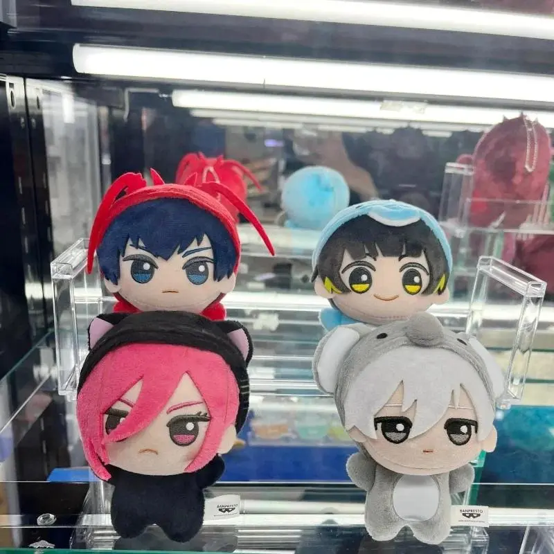 Anime Blue Lock Isagi Yoichi Bachira Meguru Chigiri Hyoma Cute Plush Doll Dango Toy Cosplay Keychain Pendant Toys Present