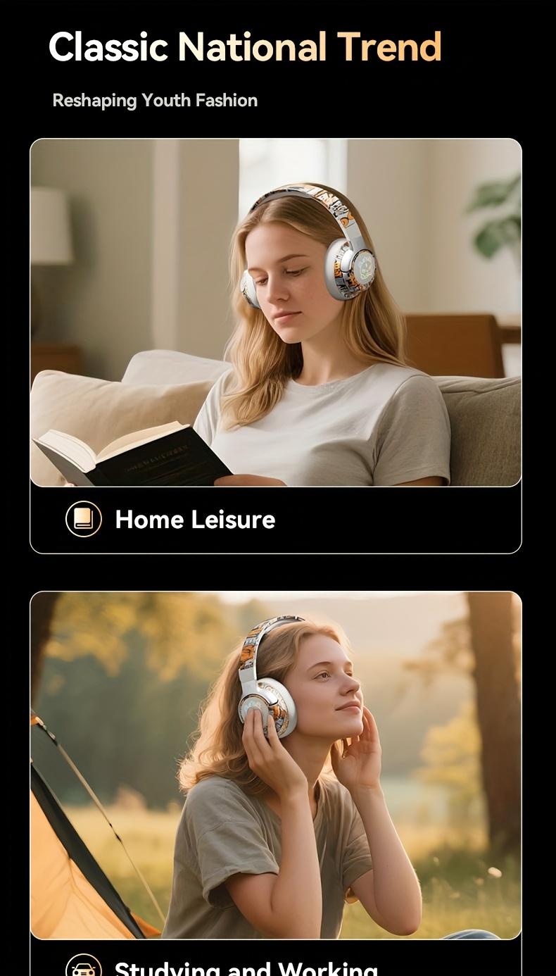 Wireless Headphone,Foldable Bluetooth Headphones Over Ear Wireless Headset for Gaming, Phones, Computers, Electronics AudioHeadphone Arrived before Christmas Wireless 5.3 Gaming Headphones