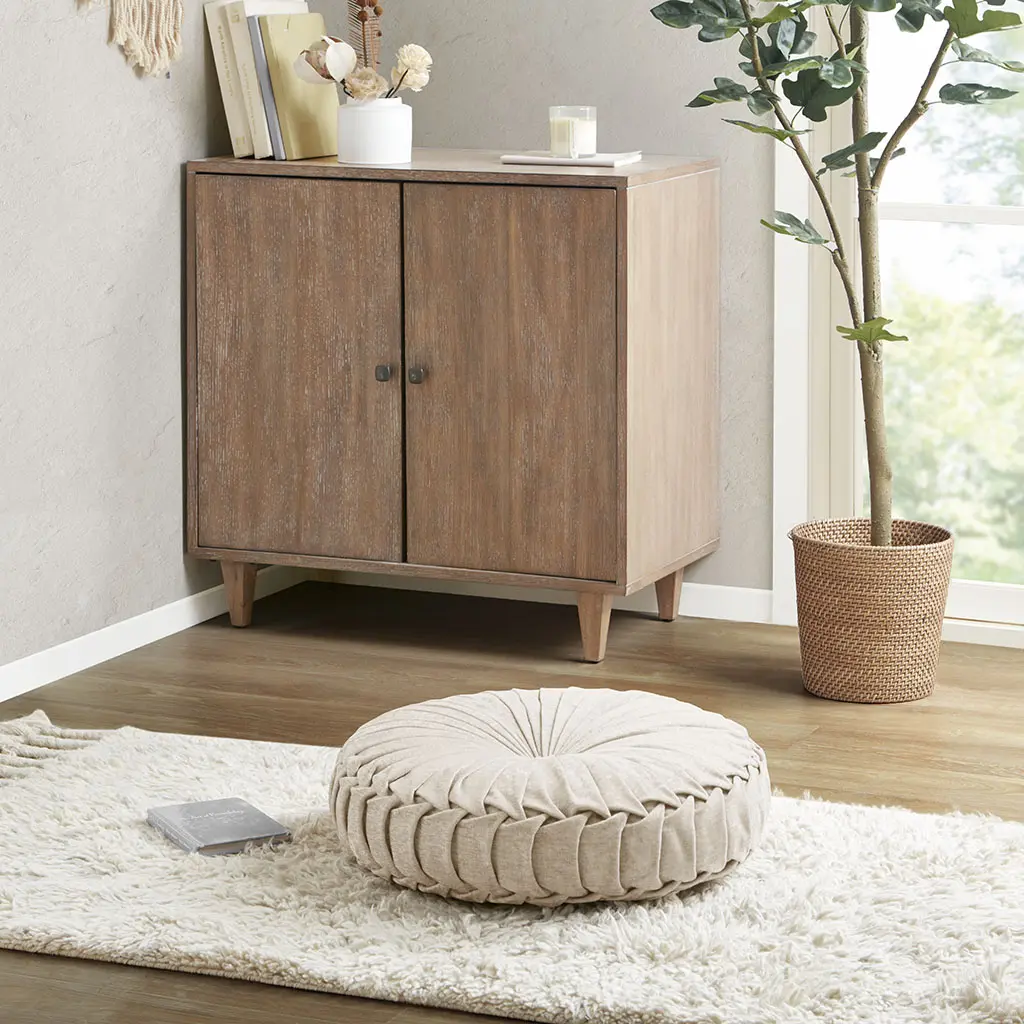 ARCH Poly Chenille Round Floor Pillow Cushion for Sitting, Meditation, Yoga, Pilates, Kids Playroom, Boho Home Decor, Soft Plush Floor Mat, Round Cushion Pad, 1 Pack, Home Furniture and Household Product Search Terms for US Online Shopping