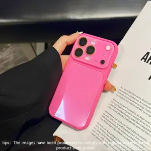 Luxury Ice Glass Phone Case with Lens Film, Anti-Scratch and Drop-Proof, for Apple iPhone 17 Pro Max, 16 Pro, 15, 14, 13