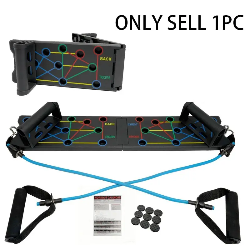 23-In-1 Home Fitness Equipment, Multi-Functional Push-Up Rack System, Chest Muscle Workout, Chest Strengthener, Professional Gym Gear, Floor Exercise Machine