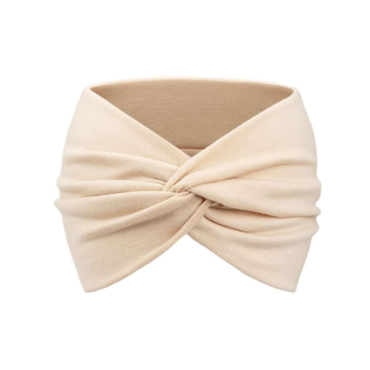 Women's wide sports headband - sweat-absorbent, face wash headband, retro chic hair tie - wholesale