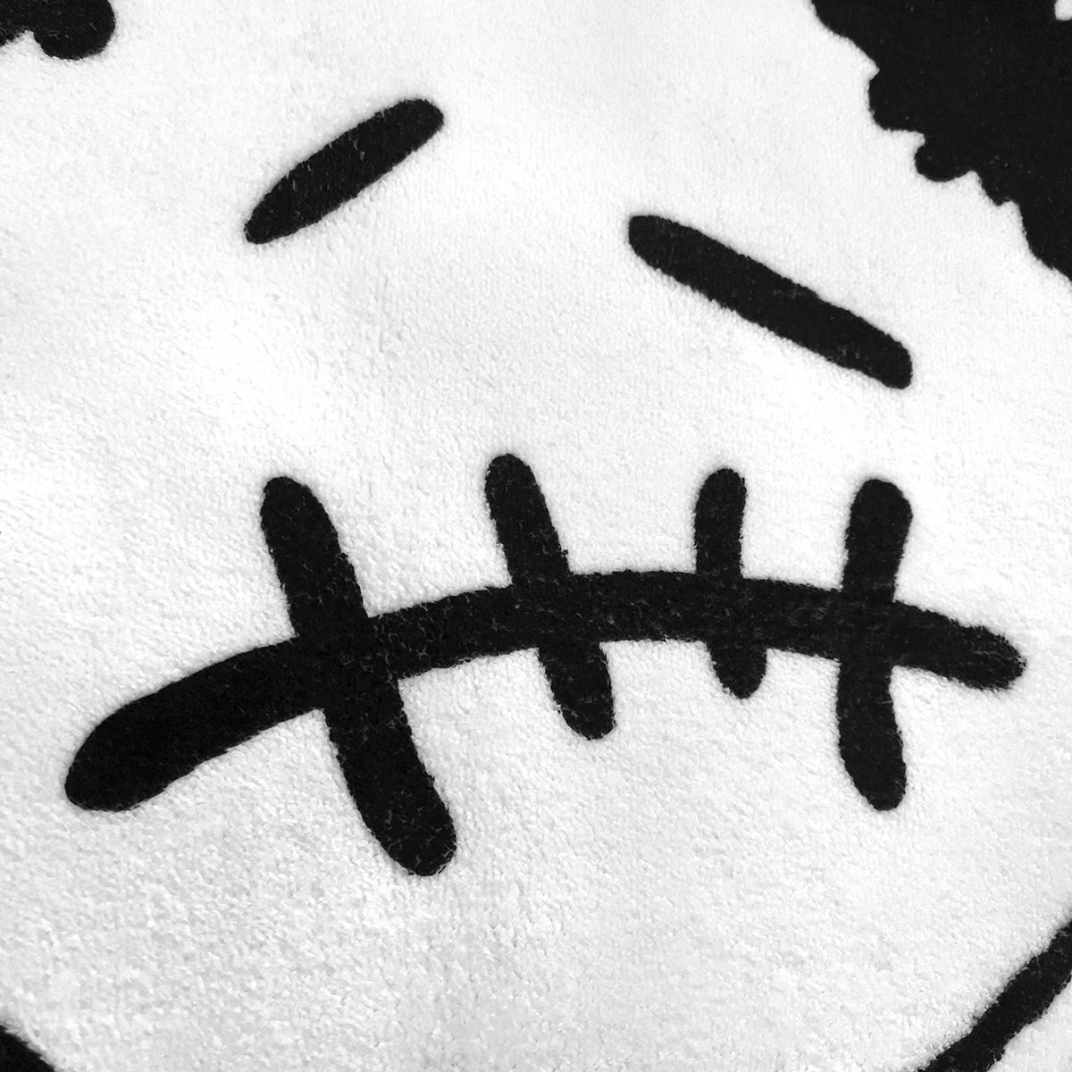 Creative Art Hip Hop Design Rug, Cartoon Pattern Rug, 1 Count Little Boy Pattern Floor Mat, Decorative Carpet for Home Living Room Bedroom Study Room