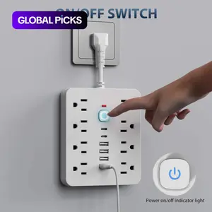 14-in-1 Multifunctional Power Strip with Switch and Surge Protection - 8 AC Outlets, 4 USB Ports and 2 Type-C Ports - Power Socket Extender for Home, Office & Travel #TOP PICKS