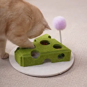 Interactive Cat Puzzle Toy for Indoor Cats |   Treat Dispensing Enrichment Game, Mental Stimulation, Slow Feeder, IQ Training, Hunting Instinct Exercise, Boredom Relief Pet Toy