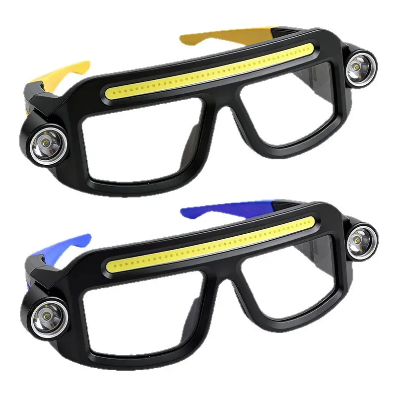 Portable Rechargeable Glasses Head Lamp for Fishing Cycling Work.