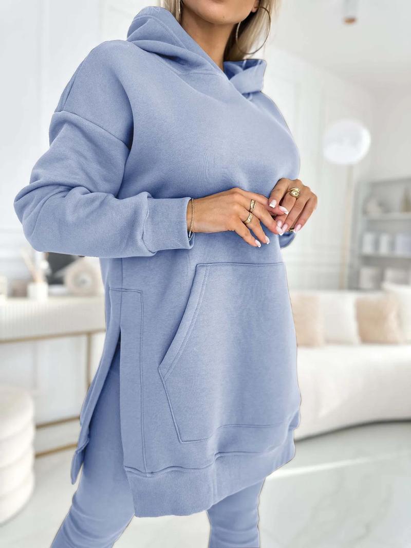 WomenTracksuitPantsSetBaggyCasualZipperHoodiesTopsSuitsJoggingSportPatchworkOutfitsY2kStreetwear2piecesetswomen