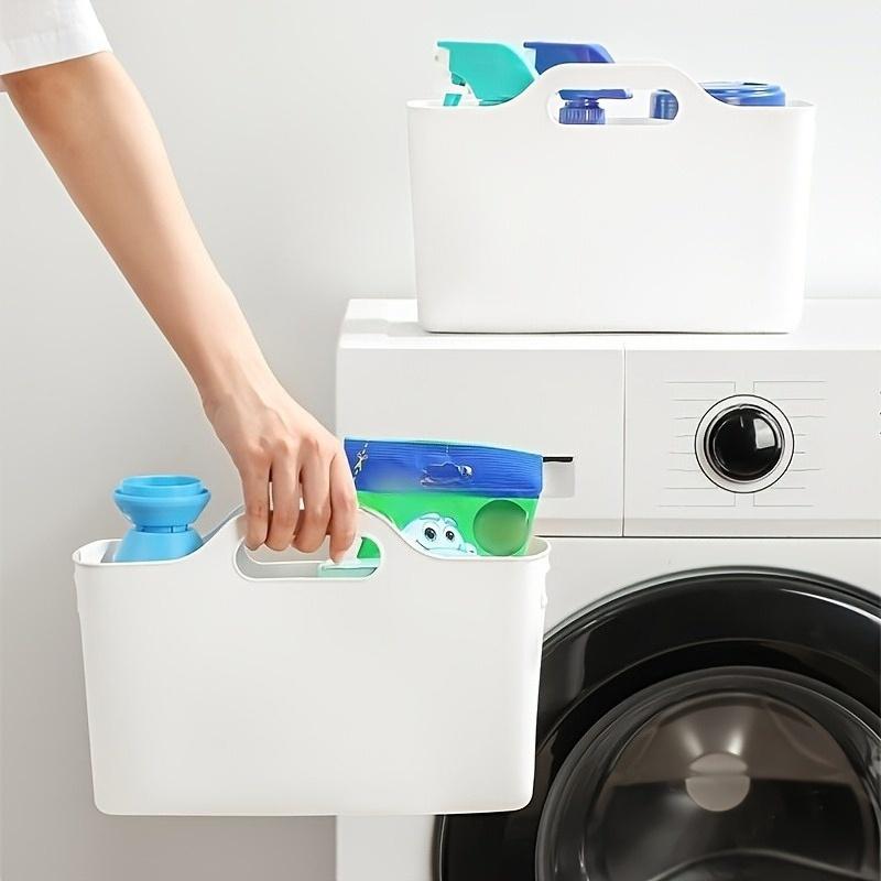 Large 3pcs Soft PP Transparent Multi-functional Storage Baskets - Portable Desktop and Bathroom Organizer Boxes for Home Cabinet and Sundry Storage, Organizing Tools, Desktop Organizer Bins