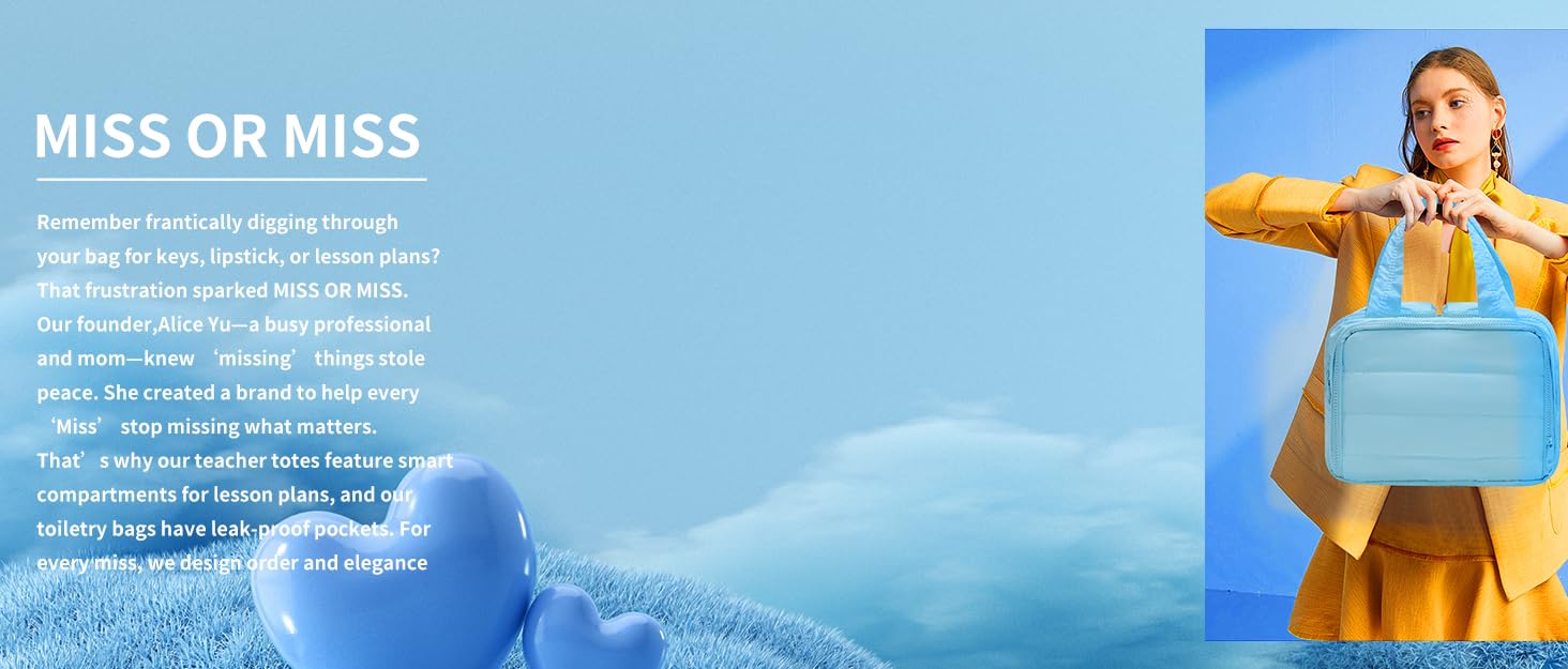 SUNDAY MIRTH Puffer Travel Toiletry Bag – Large Capacity 11.8"L Makeup Organizer, 4 Compartments, Waterproof Wet/Dry Separation, Ultra-Light Taslan Fabric – Ideal for Business Trips, Gym, Family Vacation, Camping