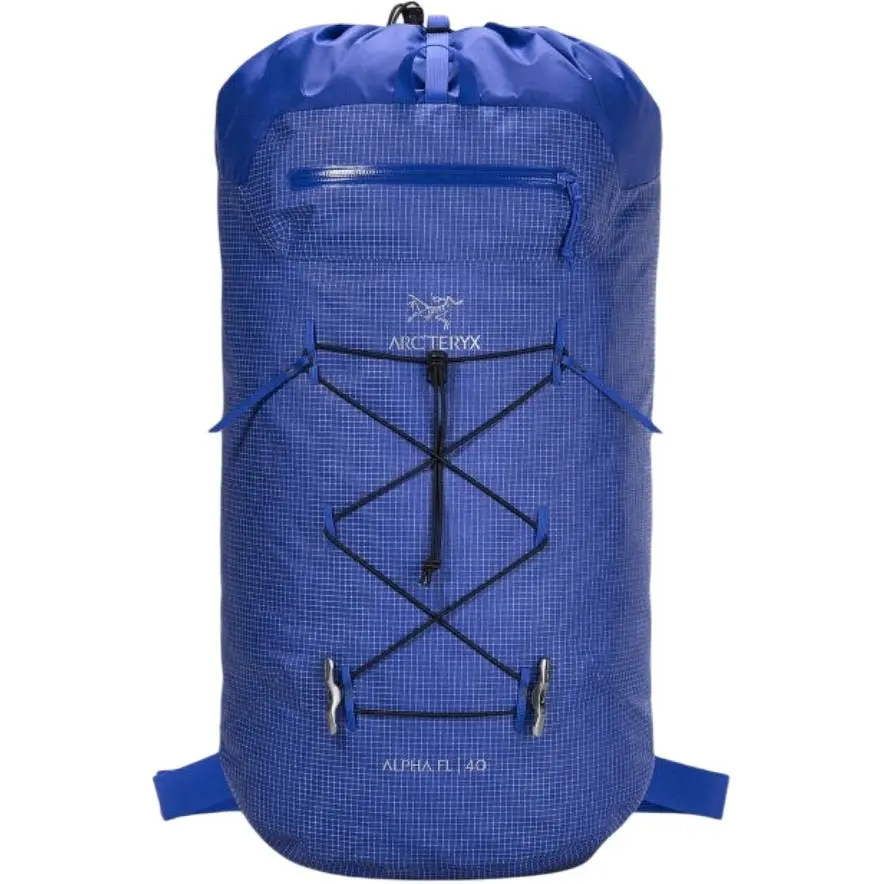 Arc'teryx Alpha FL 40L Backpack for Men and Women – Outdoor Hiking Style in Nylon Vibrant Blue
