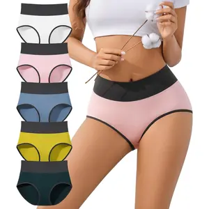 What women should wear in 2026Cotton Underwear Womens High Waisted Briefs Full Coverage Postpartum C Section Soft Breathable Granny Panties 5 Pack