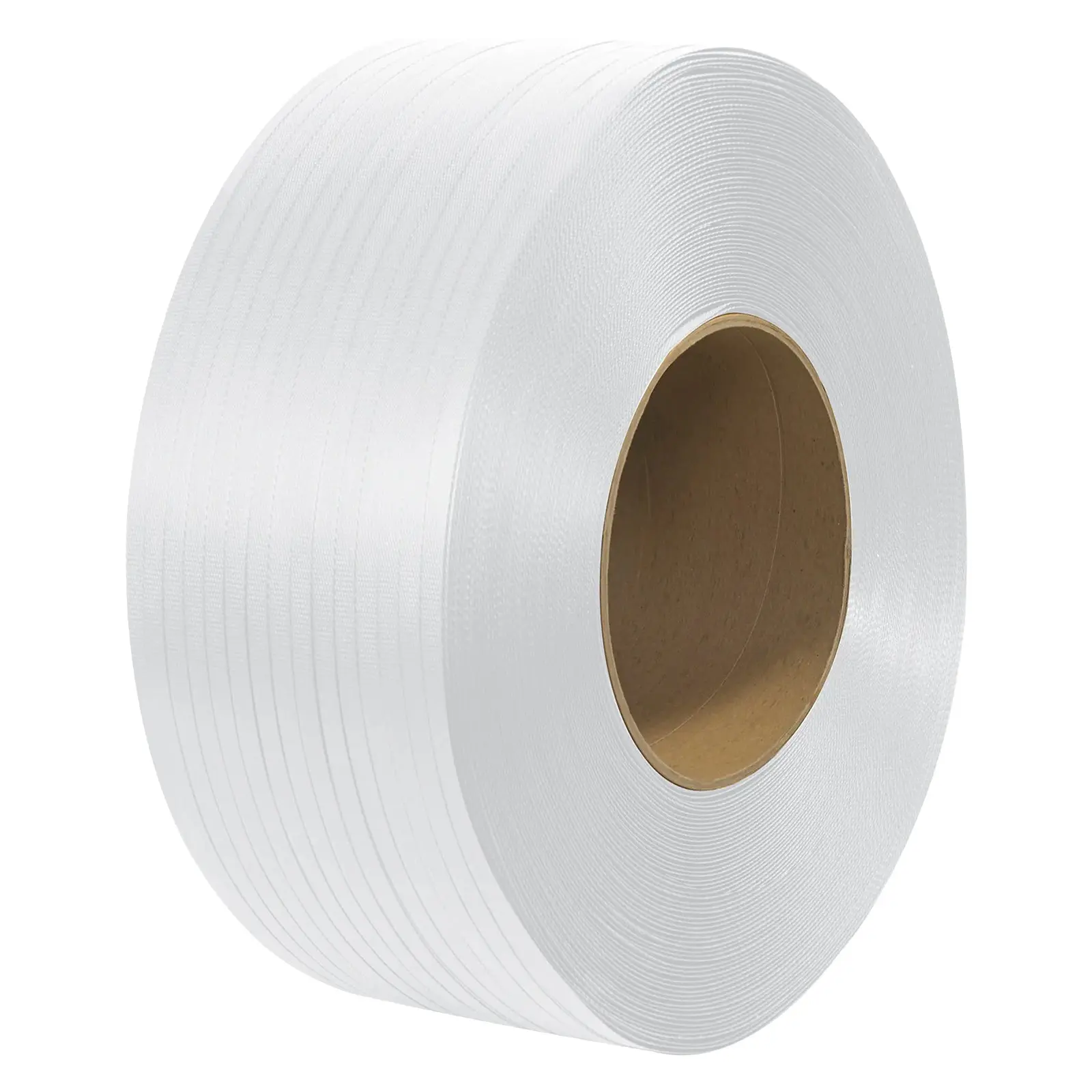 【DealsForYouDays】VEVOR Packaging Polypropylene (PP) Strapping Roll, 9900' Lengthx 1/2" Widthx 0.03" Thickness, 243 lbs Break Strength, Heavy Duty Banding Pallet Strap Coil, Portable Strong Packing Straps, White