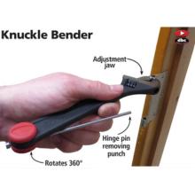 FastCap Knuckle Bender with Built-in Hinge Pin Remover - Adjustable Door Hinge Tool for Fast and Accurate Sagging Door Fixes