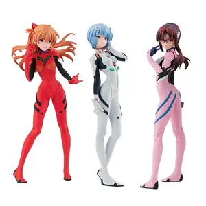 Anime EVA Asuka Langley Soryu Ayanami Rei Figure Toy Model Collection Gift Desktop Decoration PVC Material Doll Ornaments