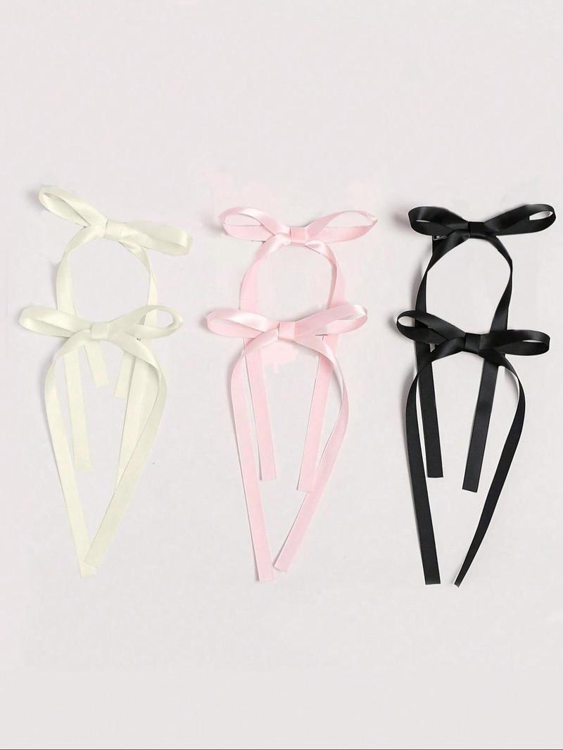 Cute Bowknot Ribbon Design Hair Clips, Cute Hair Accessories for Women & Girls, Minimalist Headwear Suitable for Hair, Fashion Hair Accessories for Party, Daily Clothing Decor, Super Cute Clips
