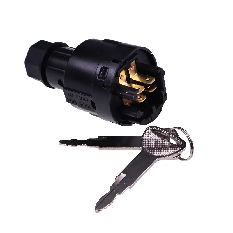 FridayParts Ignition Switch 57590-23333-71 for Toyota Engine 4P 5R 5P Forklift 02-3FGC10 40-3FGC13 42-2FG20 4FG10 4FGC25 5FBC20 5FBE13 60-FGC18 7FBCU15 7FBCU20