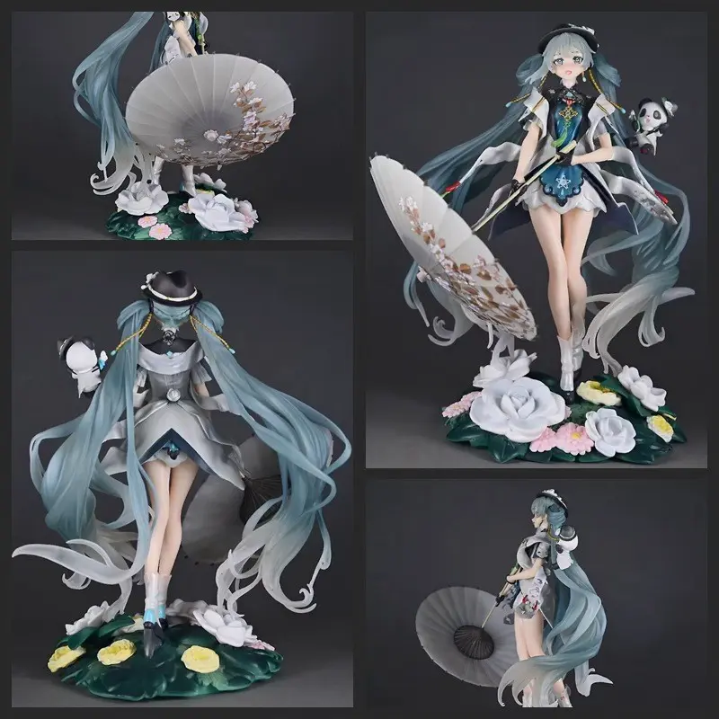 Hatsune Miku Princess Future Has You 2021, Traditional Style Fan Scene, Anime Gk Panda Model, Desktop Decor, Birthday Gift