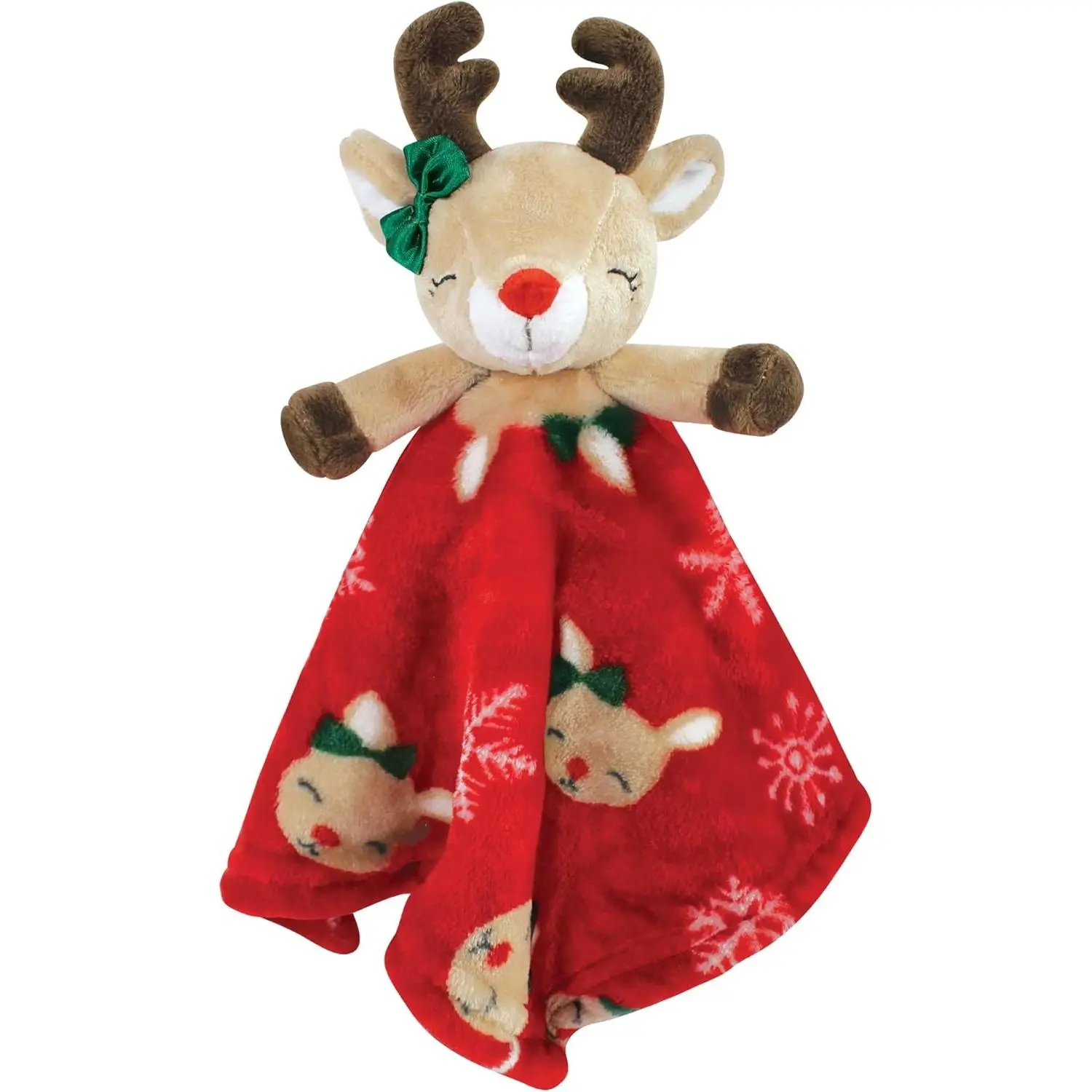 Unisex Baby 100% Plush Animal Theme Security Blanket - Gentle Touch, One Size Fits Most, Suitable for Girls