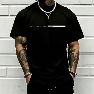 Face The Future Graphic T-Shirt | Classic Minimalist Streetwear in 100% Cotton with Crew Neck for Men and Women