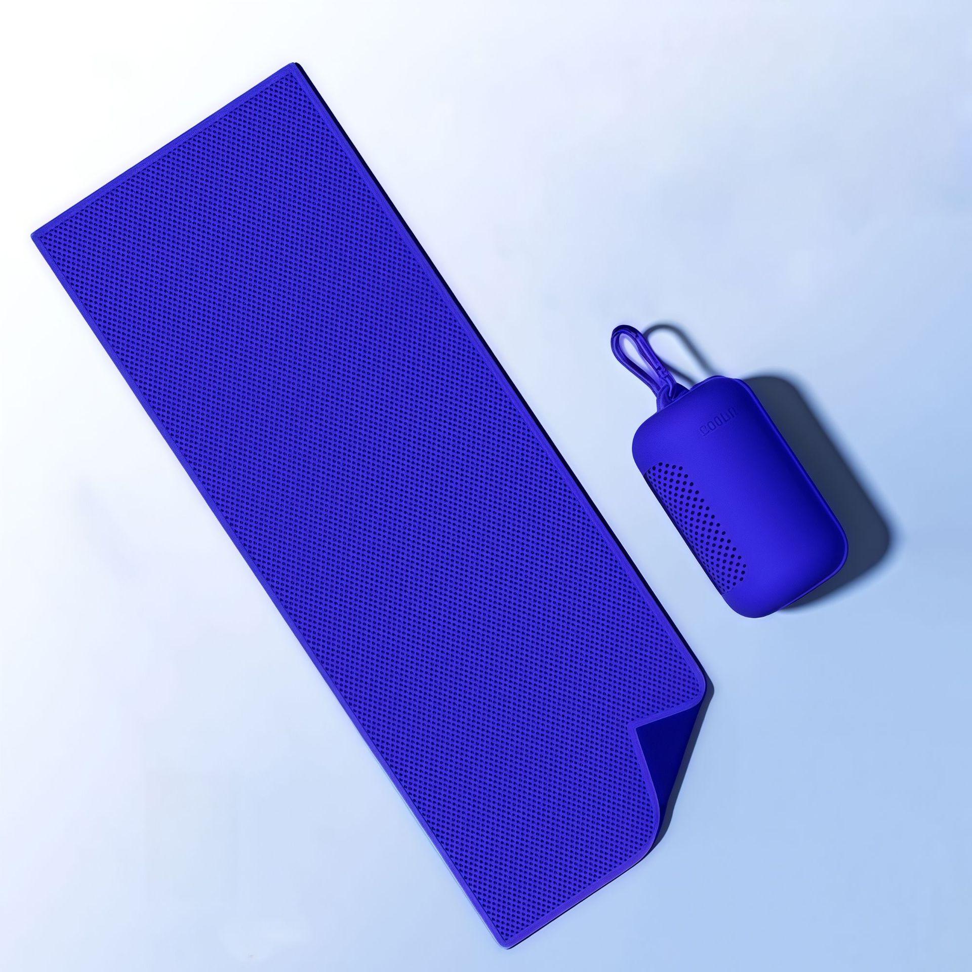 Silicone cover summer cold sports towel outdoor ice fitness running cold towel ice silk quick drying cooling ice towel