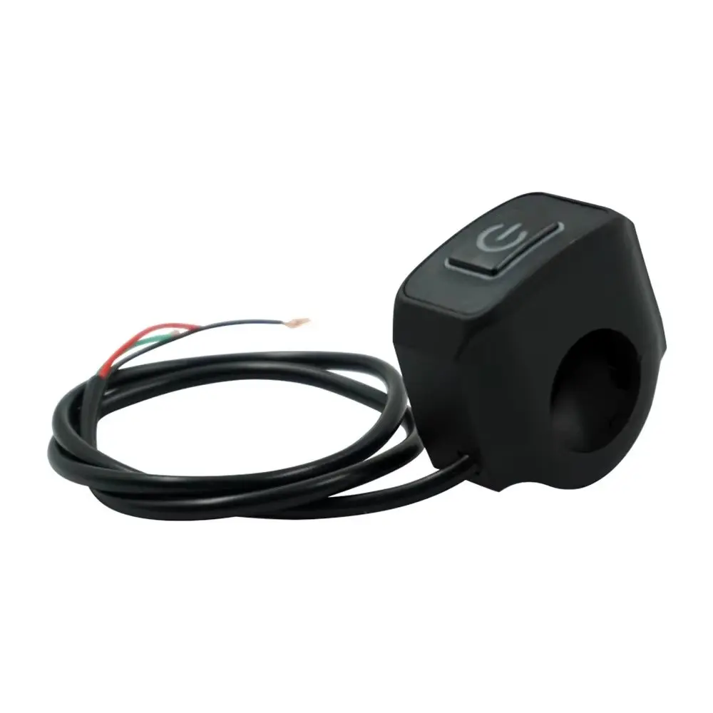 1pc Universal 22mm Diameter Motorcycle Switch 12v High-Quality With Indicator Light Stylish Decoration Motorcycle Handle Accessories