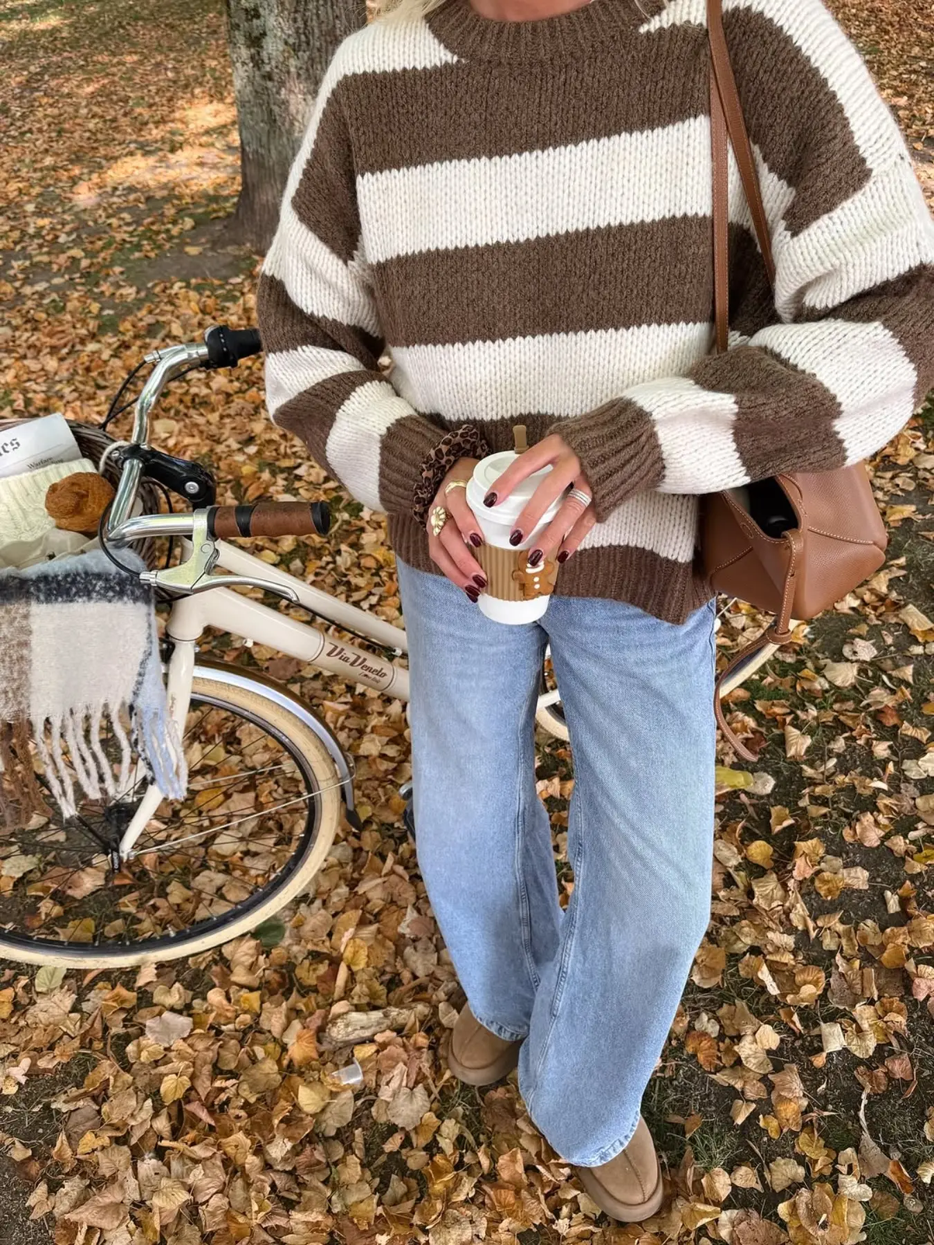 Women's Striped Color Block Crew Neck Long Sleeve Pullover Sweater, Autumn/Winter Casual Loose Fit Chunky Soft Warm Chic Fashion Sweater Knit Top Knitwear