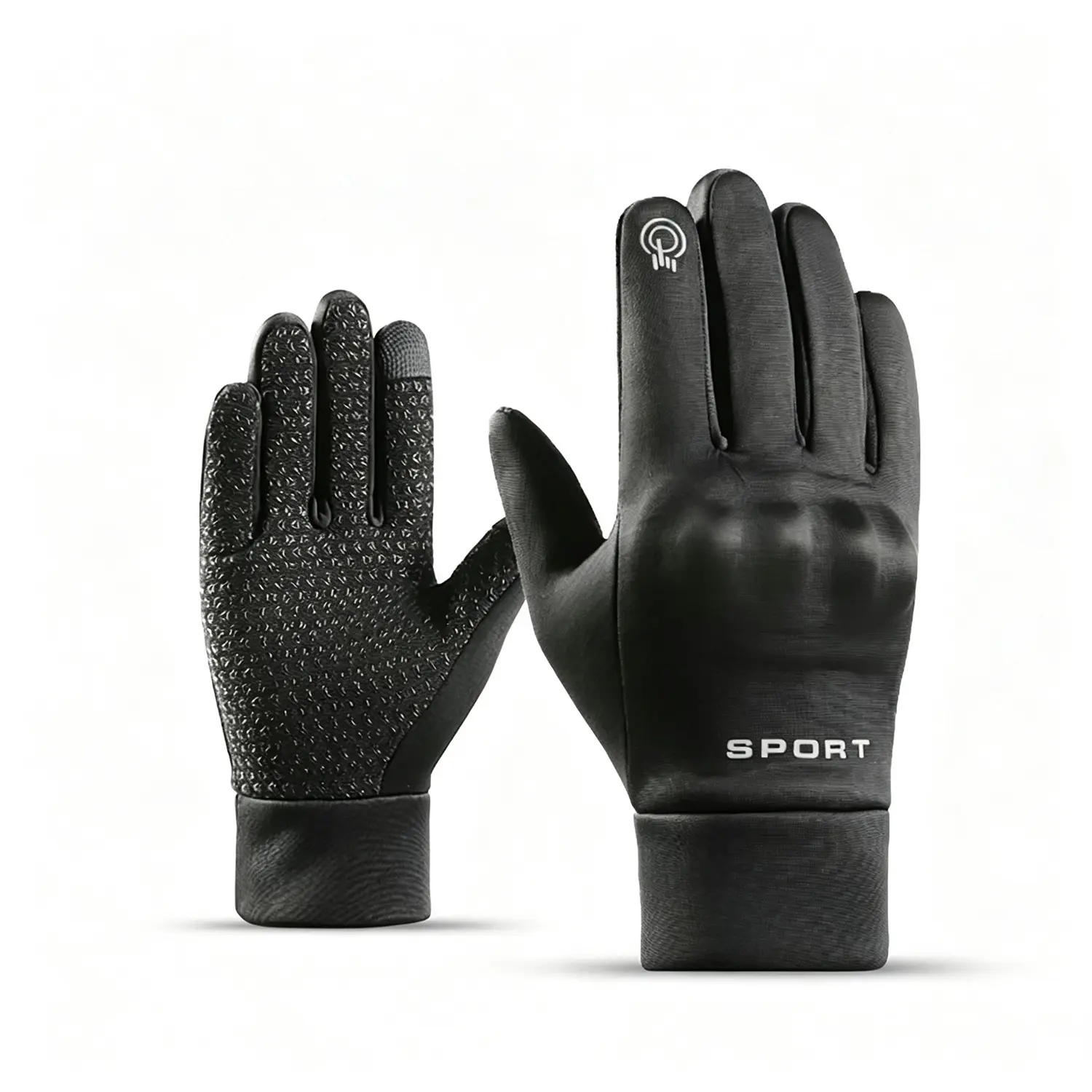 Warm Sports Winter Gloves for Men and Women, Touch Screen Waterproof Gloves, Ideal for Cycling, Driving, Skiing, Motorcycles