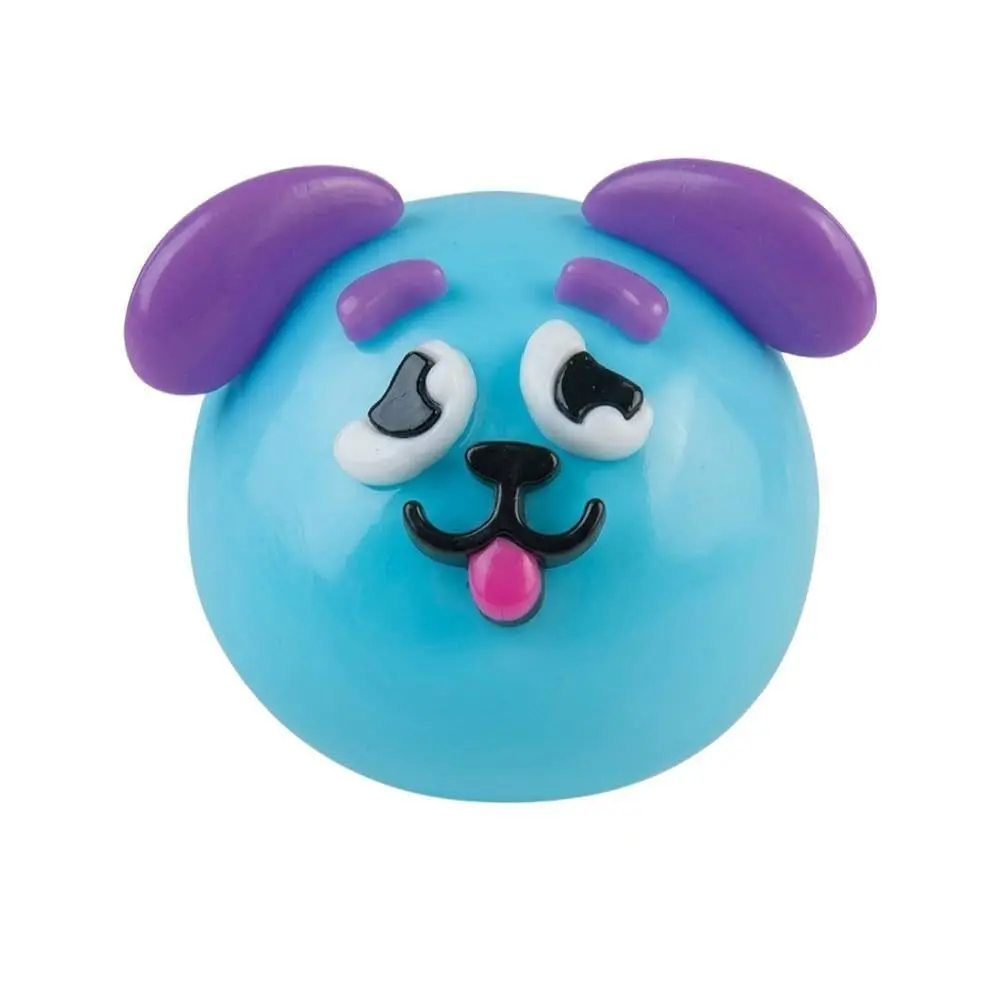 1Pc Interactive Dog Face Swap Squishy Toy, Moldable Slow Rising Squeeze Ball, Satisfying Tactile Sensory Relief Toy For Teens Adults 12+, Quirky Office Desk Accessory, Funny Tension Relaxation White Elephant Gag Gift