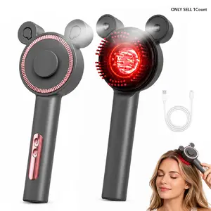 Electric Scalp Massager, 3-in-1 Hair Oil Applicator with Mist, Cordless Scalp Scrubber, Portable Head Massager Scalp Brush for Home & Travel, Ideal Gift for Women Men