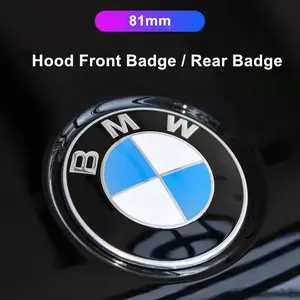 Precise Size 82mm Hood Bonnet Emblem Badge, No Drilling Direct Fit Exterior Replacement Accessories Fit For BMW E36 E85