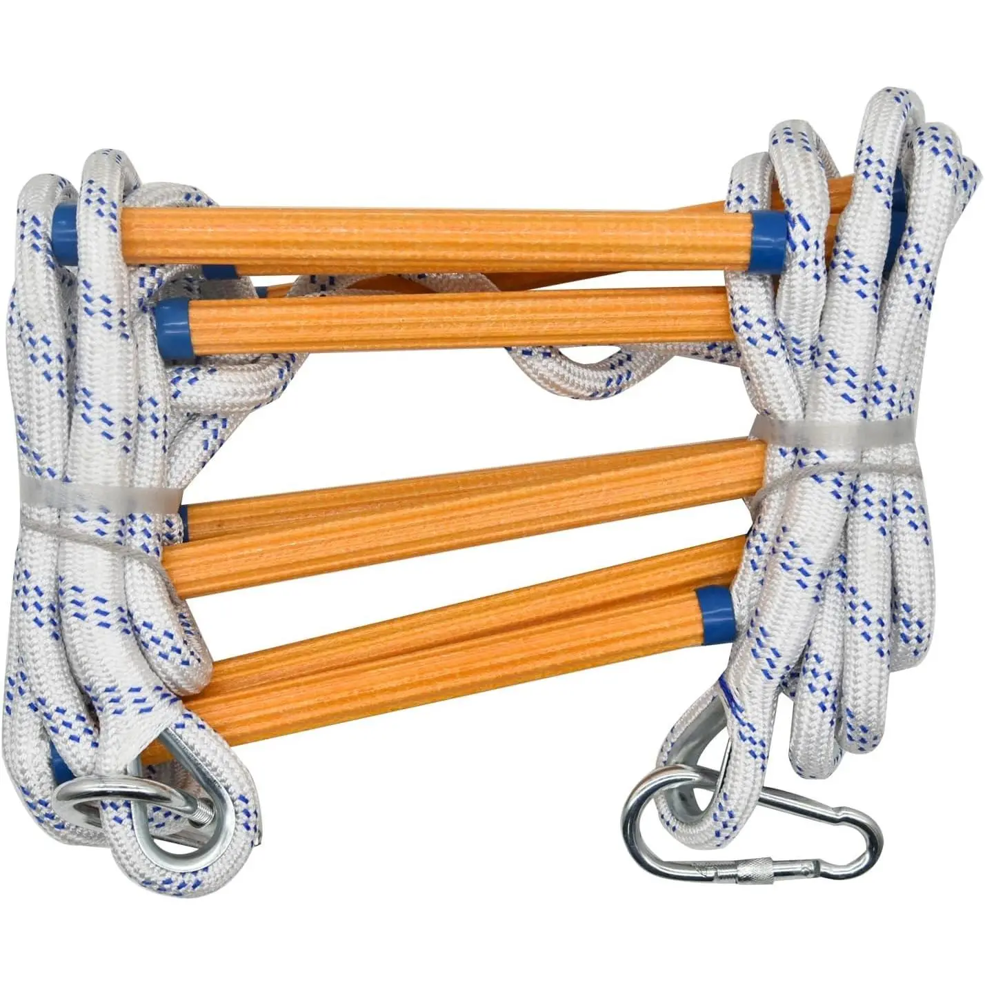 16ft Fire Escape Ladder Rope Ladder Fire Escape Emergency Fire Escape Ladders for 2-3 Story Homes