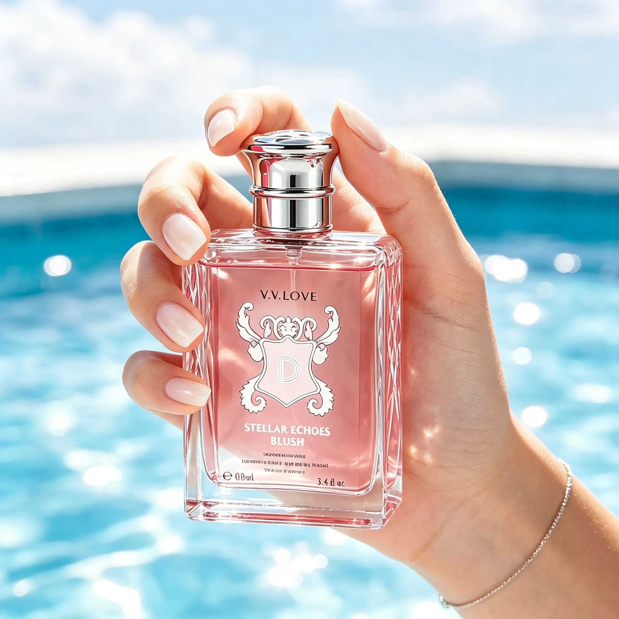 Perfume for Men and Women, Floral Aroma with Rhubarb & Lychee Top, Rose & Peony Heart, Cashmeran & Vetiver Base, a Soft Elegant Scent for Daily or Office, a Unisex Fragrance Gift of Cologne.