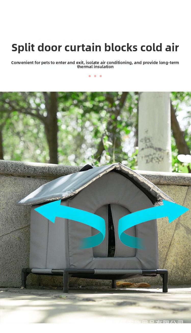 Outdoor Cat Nest Windproof & Rainproof Warm Comfortable All-Weather House with Waterproof Fabric & Reinforced Edges