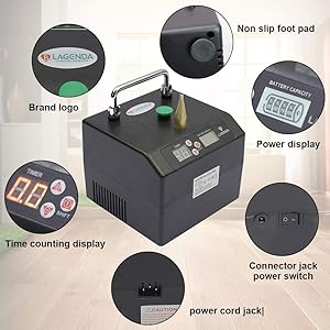 Electric Balloon Pump For Party Event Decoration Portable Inflator With Timer, Automatic, Professional Modeling First Birthday Wedding