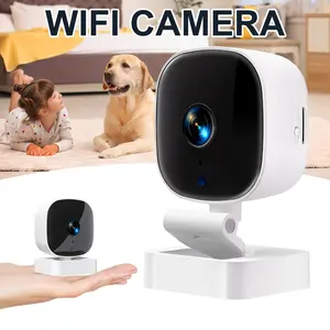[Indoor WiFi Security Camera] WiFi Security Camera Indoor - Wireless Camera System with Night Vision, Two-Way Talk, Motion Alerts & Cloud/SD Storage - Suitable for Monitor, Elderly Care, Pet Cam - Home Surveillance with App Alerts