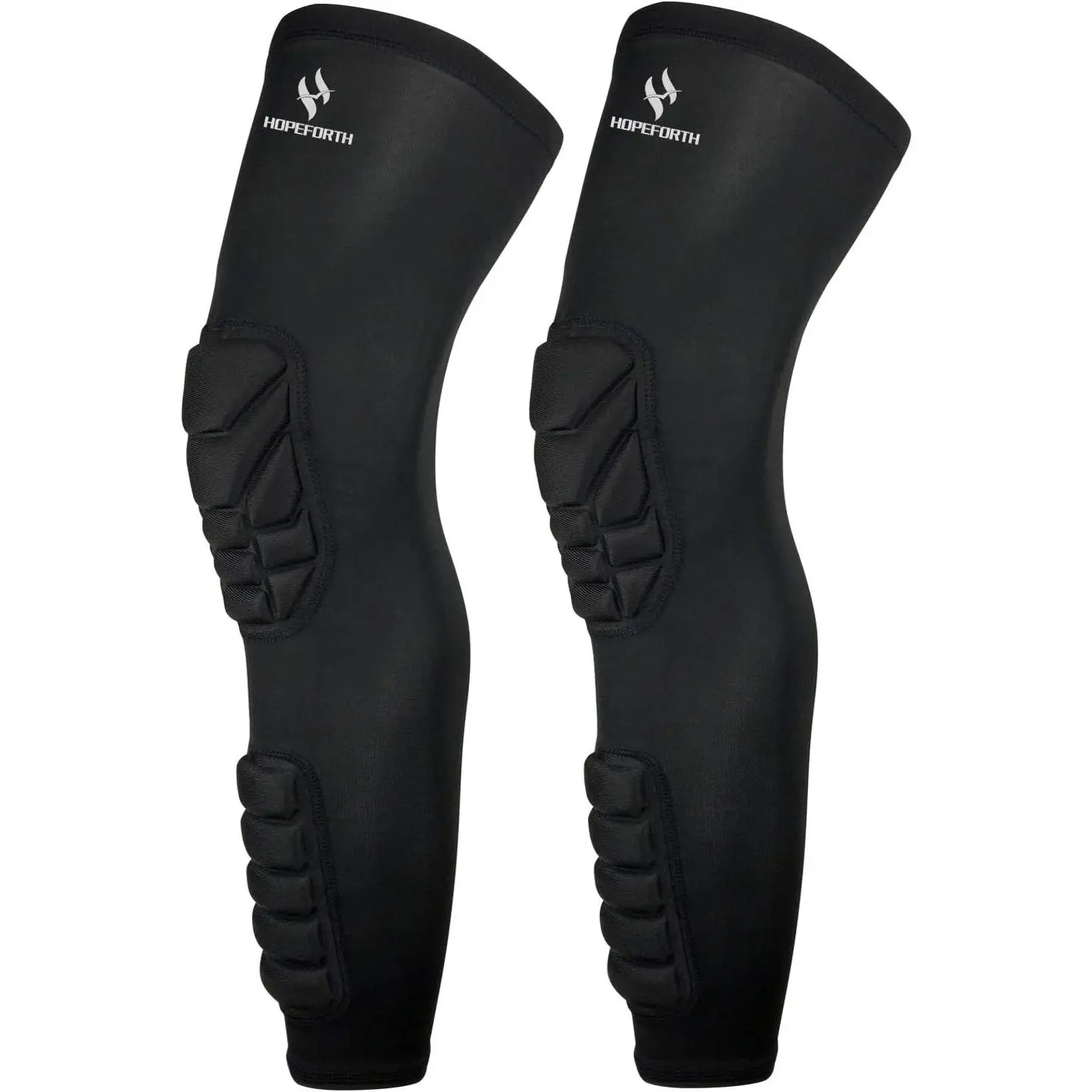 Knee Calf Padded 2 Pack Compression Leg Sleeve Shin Protective Support
